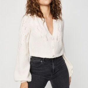 Women's White Knit Sweater